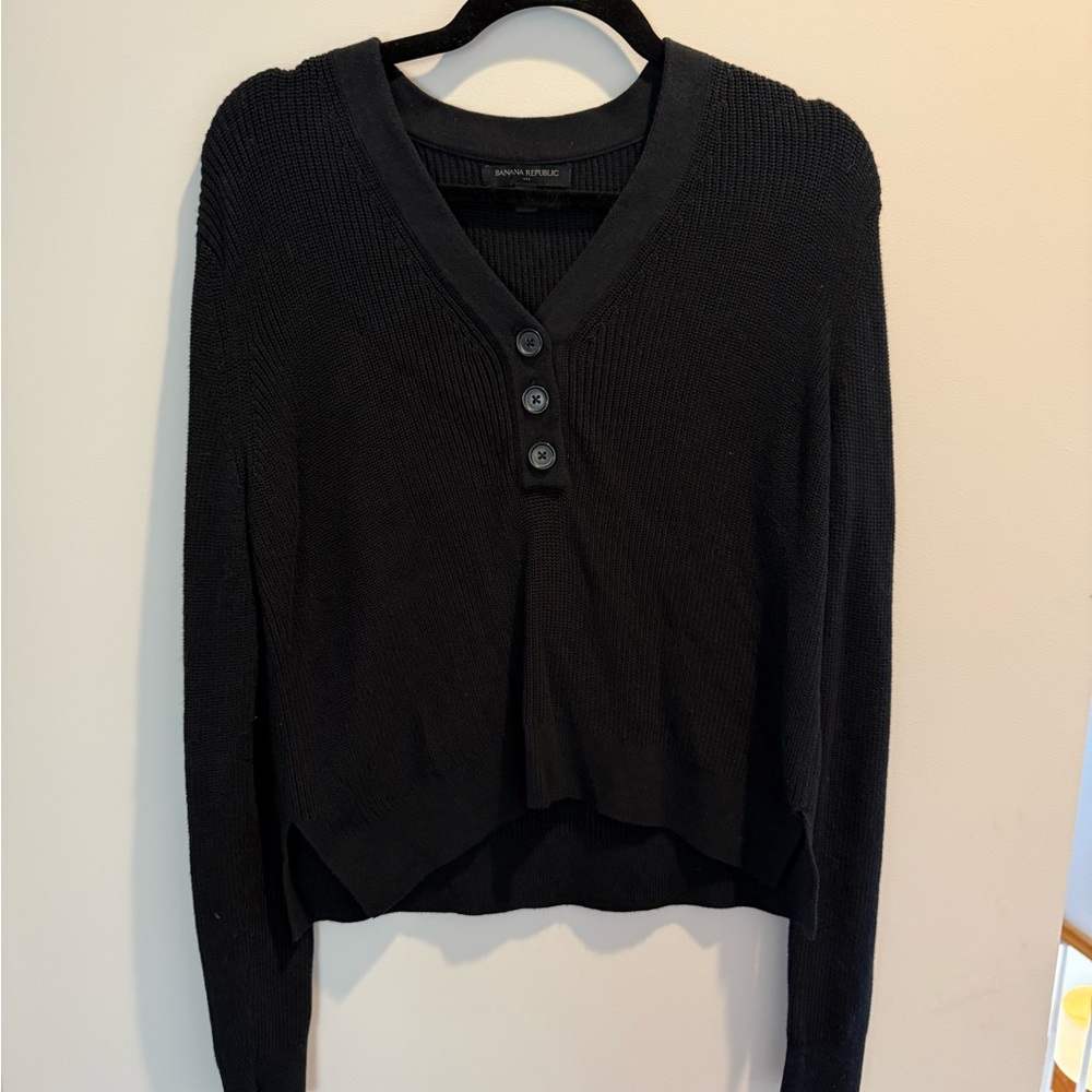 Banana Republic Black Sweater Cardigan